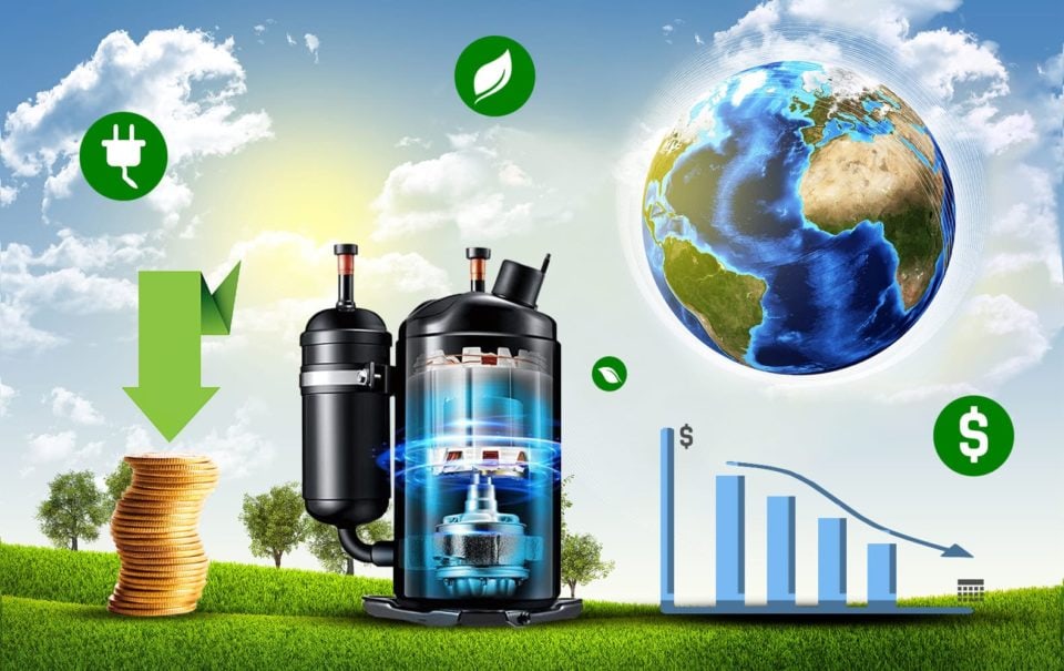 Moderne Danyon Split-Klimaanlage mit umweltfreundlichem Kältemittel.