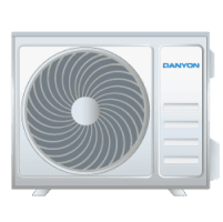 Effiziente Split-Klimaanlage, 3,4 kW, inklusive Montageset für kühlen Raumkomfort.
